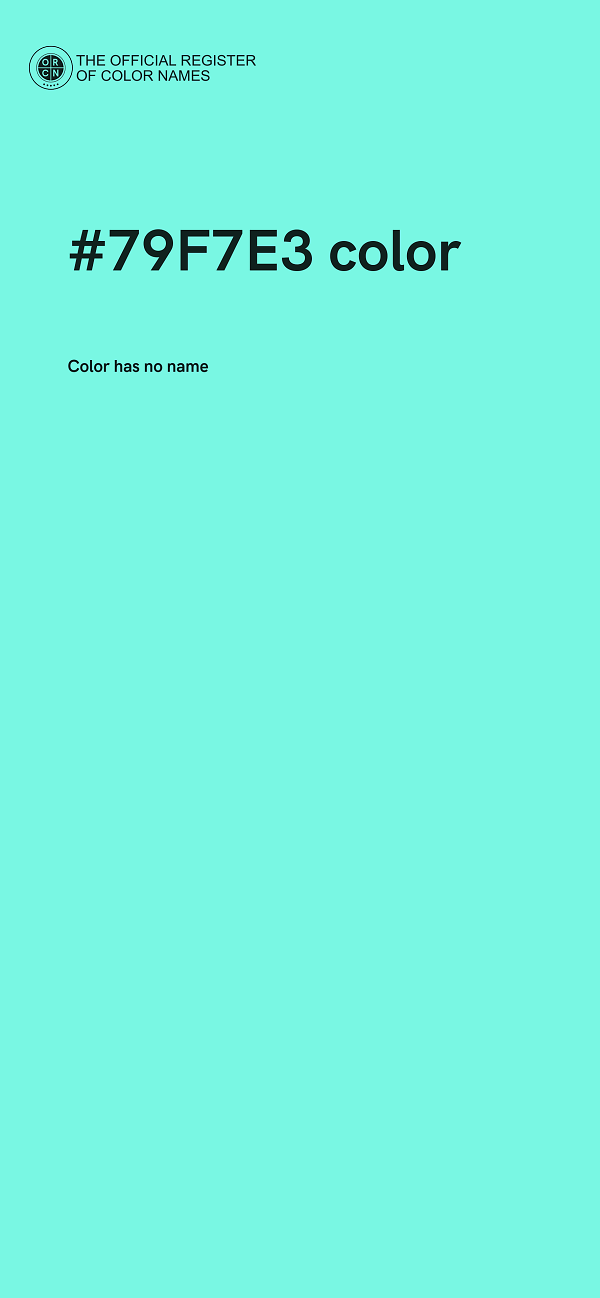 #79F7E3 color image