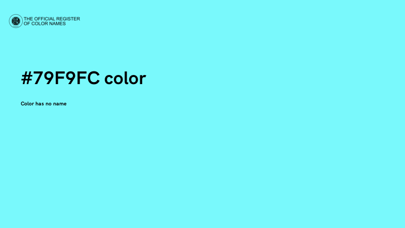 #79F9FC color image