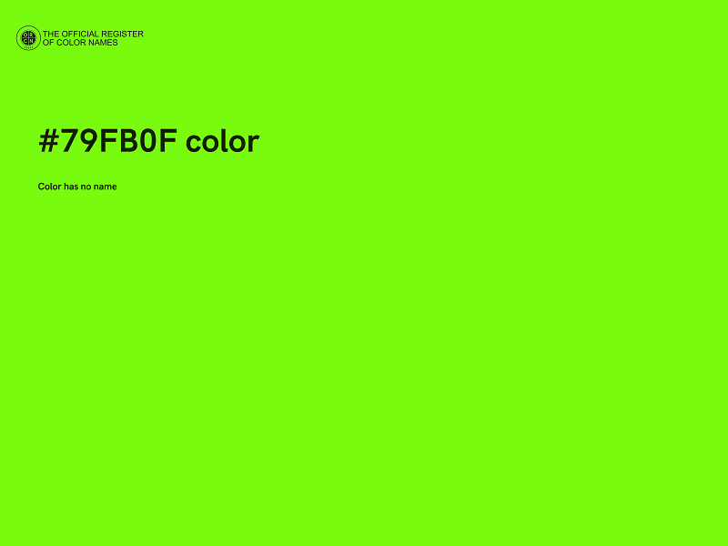 #79FB0F color image