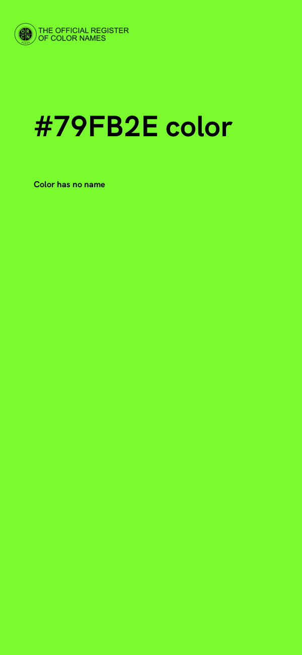 #79FB2E color image