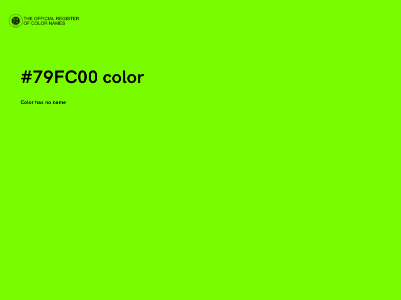 #79FC00 color image