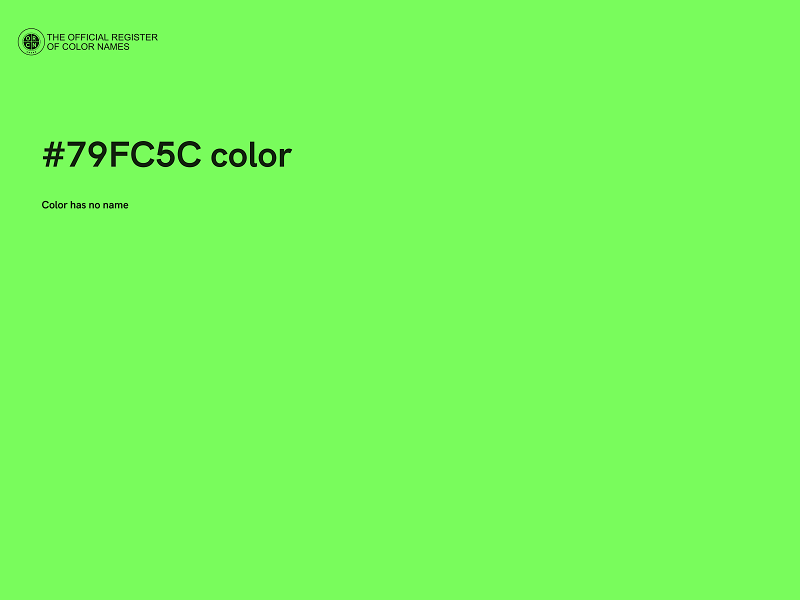 #79FC5C color image