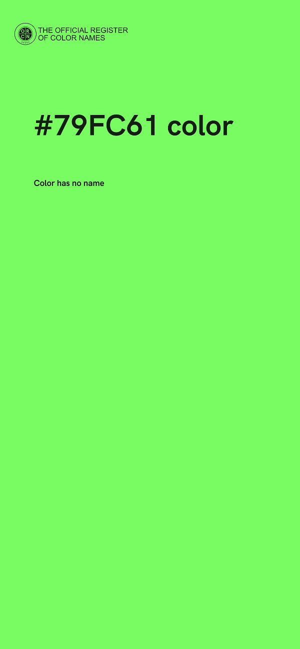 #79FC61 color image