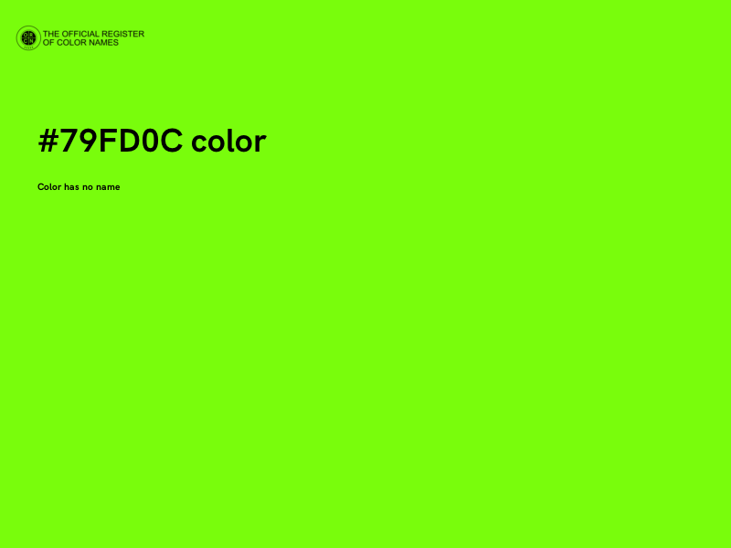 #79FD0C color image