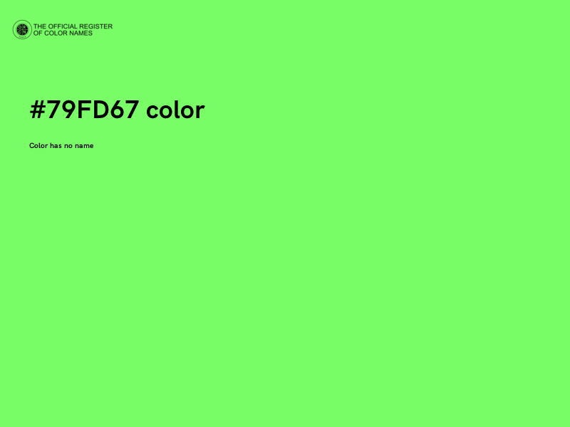#79FD67 color image