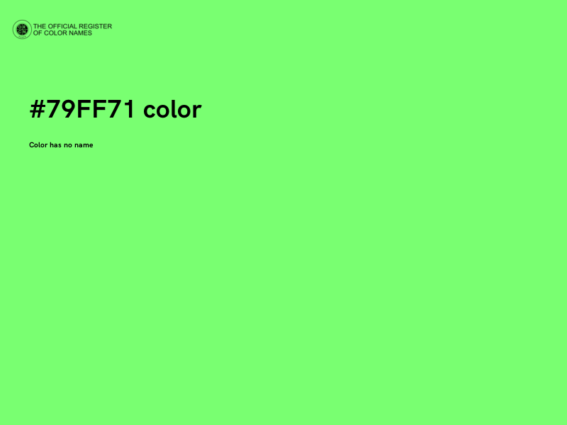 #79FF71 color image
