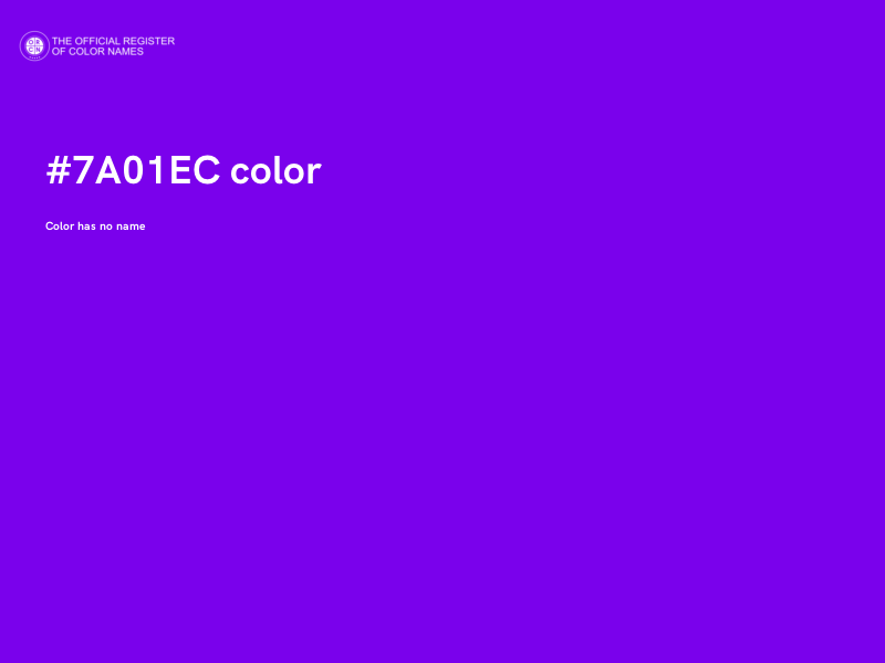 #7A01EC color image