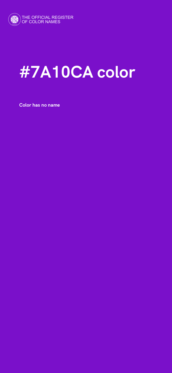 #7A10CA color image