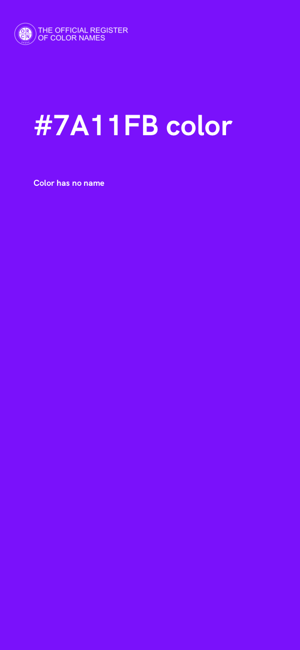 #7A11FB color image