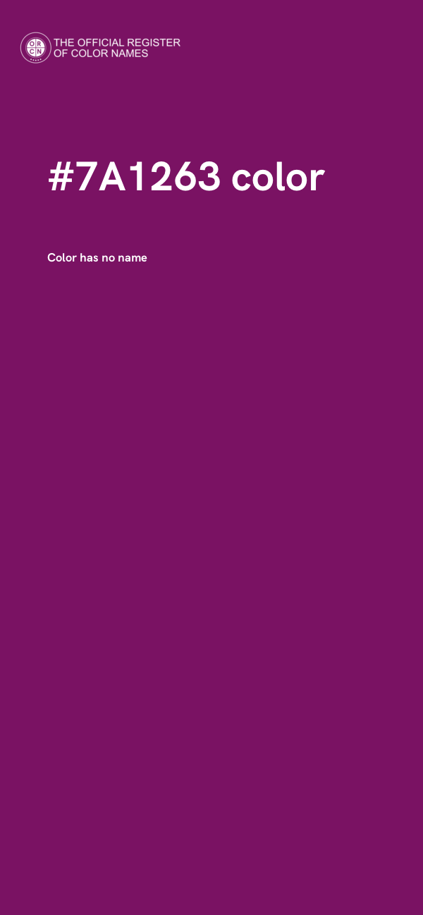 #7A1263 color image