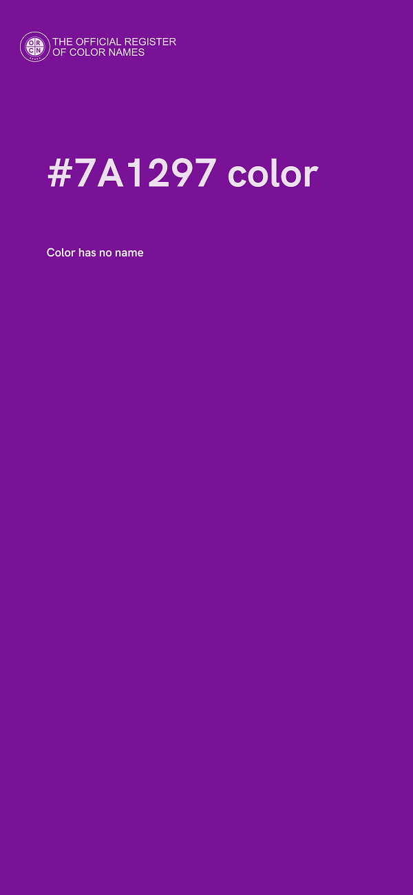 #7A1297 color image