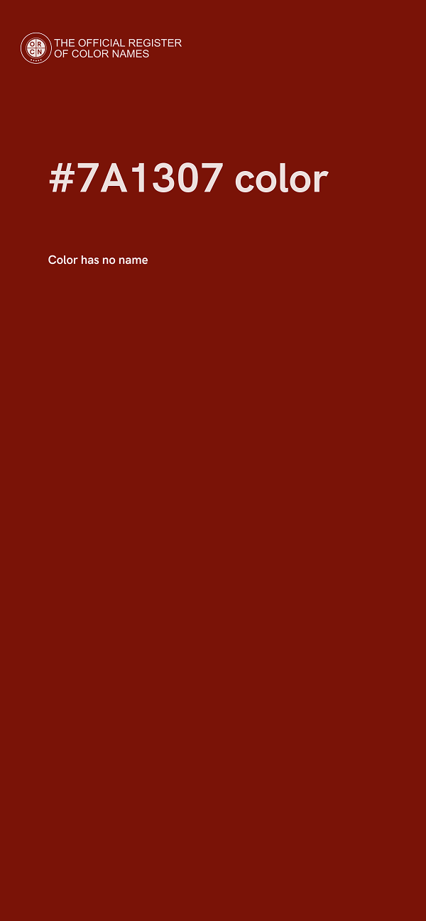 #7A1307 color image