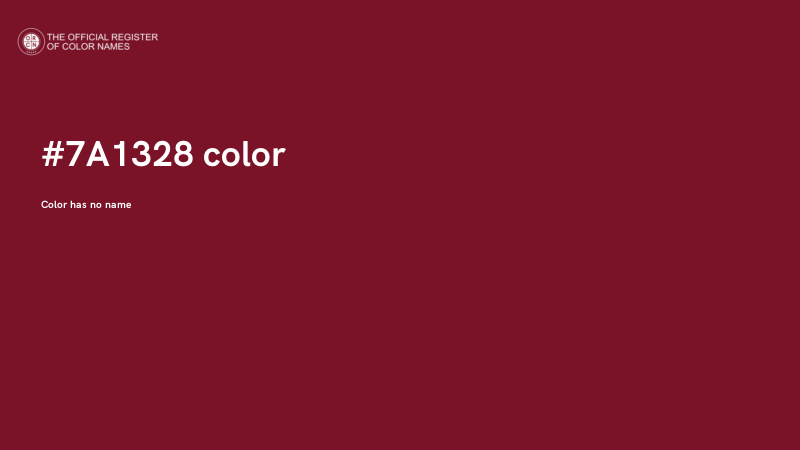#7A1328 color image
