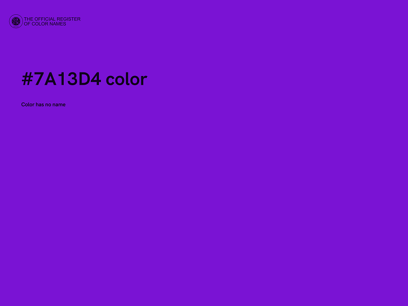 #7A13D4 color image