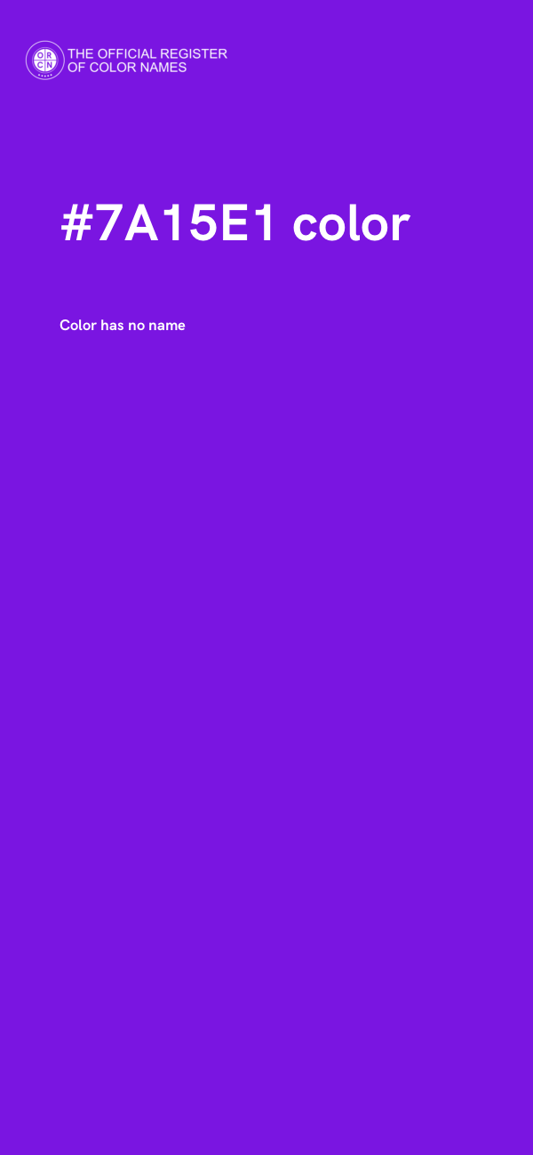 #7A15E1 color image