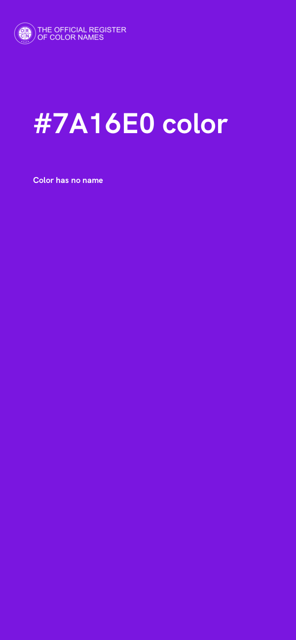#7A16E0 color image