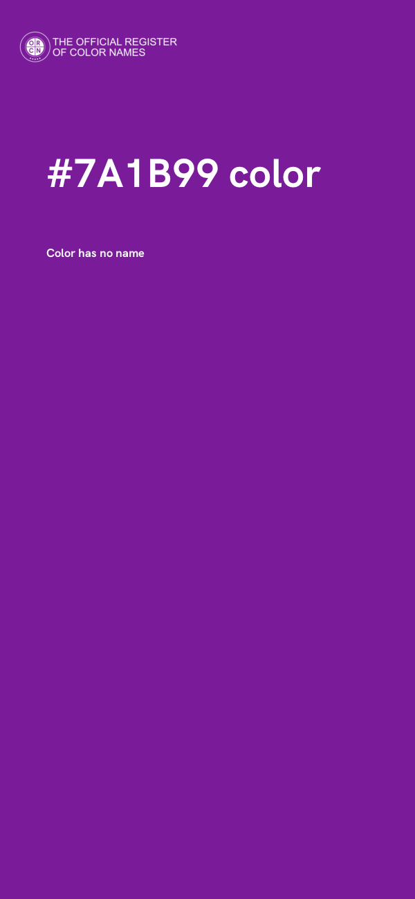 #7A1B99 color image