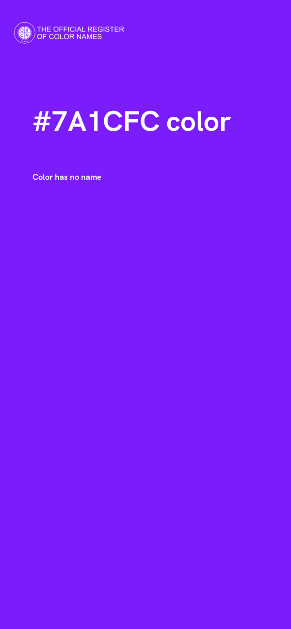 #7A1CFC color image