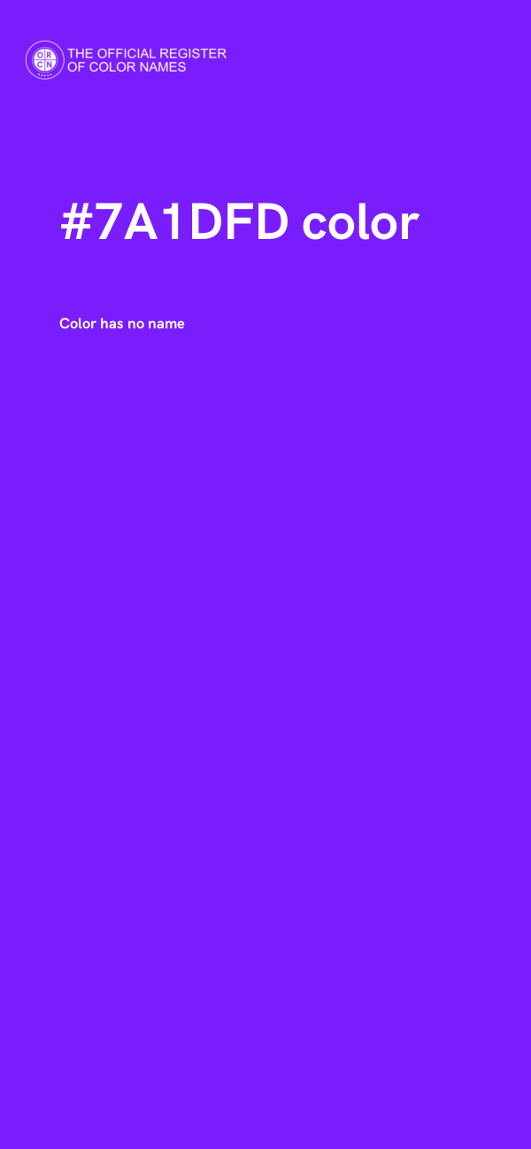 #7A1DFD color image