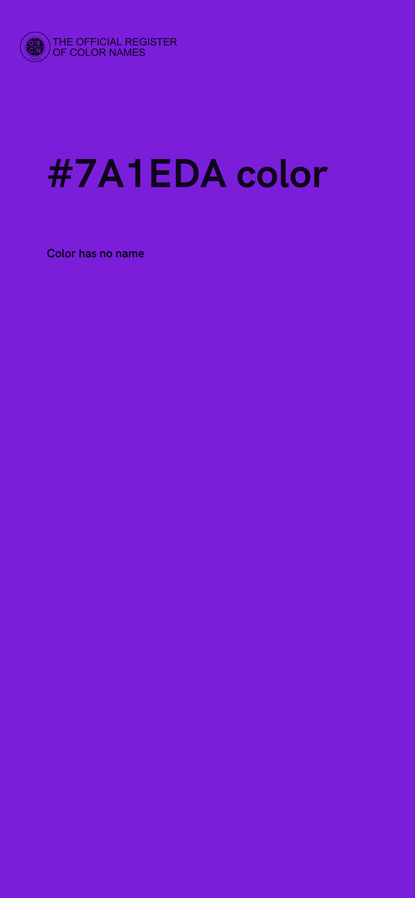 #7A1EDA color image