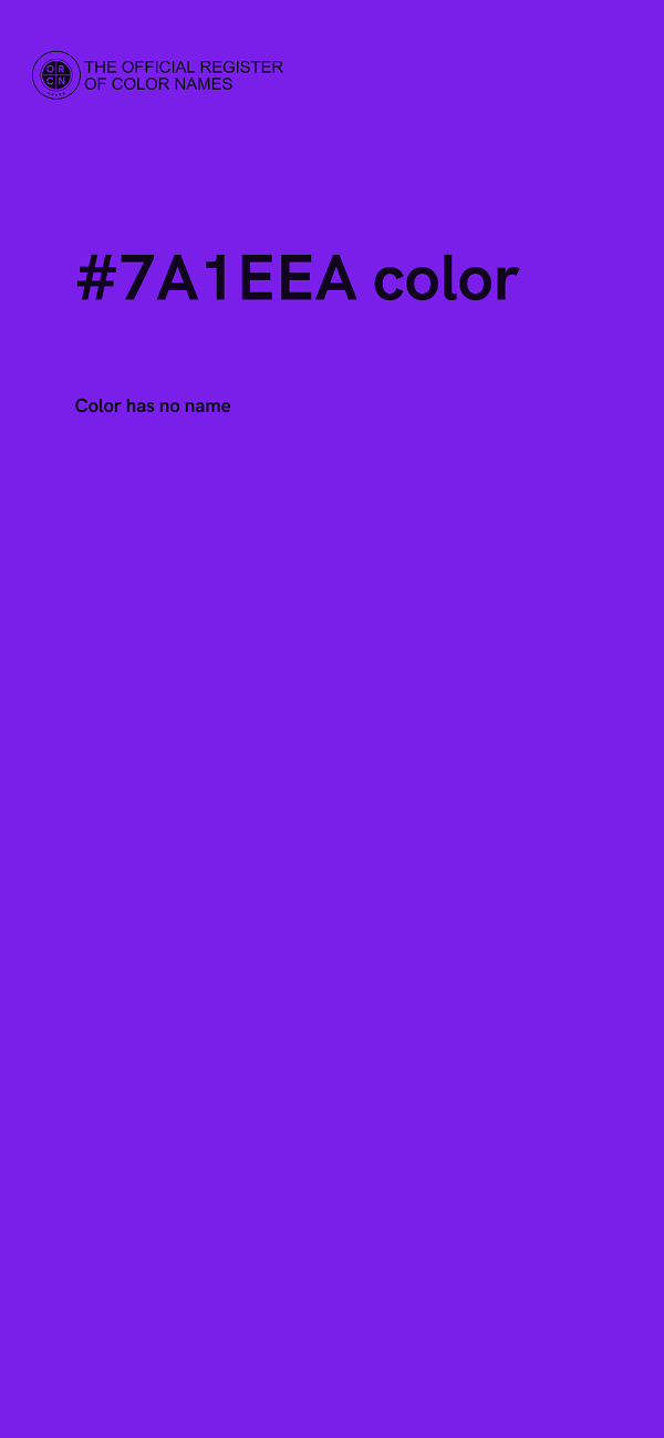 #7A1EEA color image