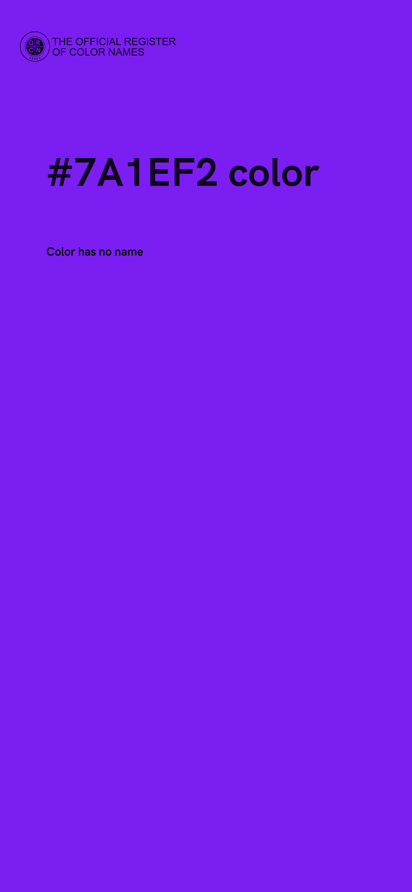 #7A1EF2 color image