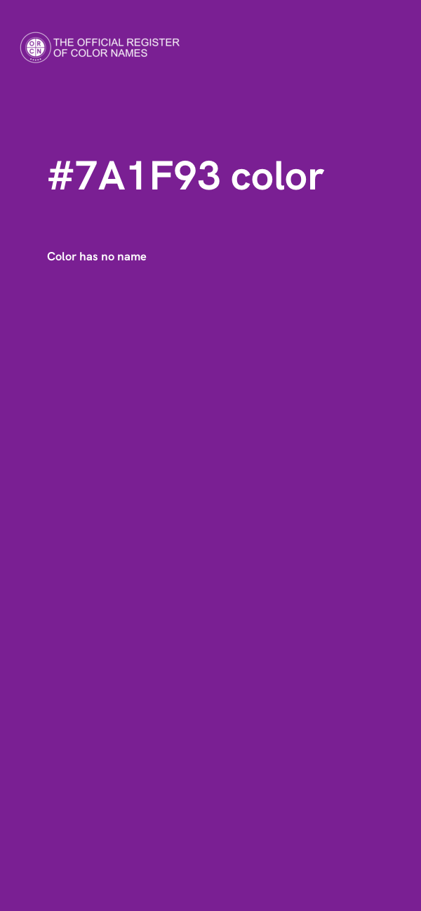 #7A1F93 color image