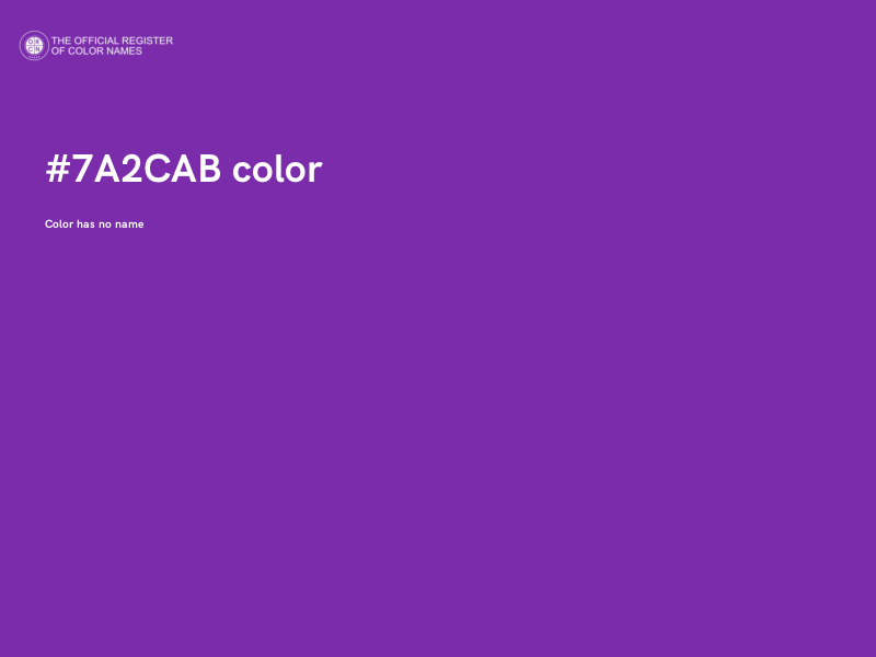 #7A2CAB color image