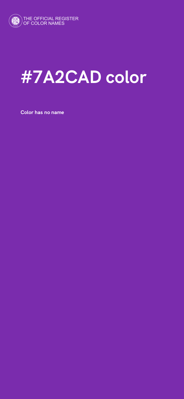 #7A2CAD color image