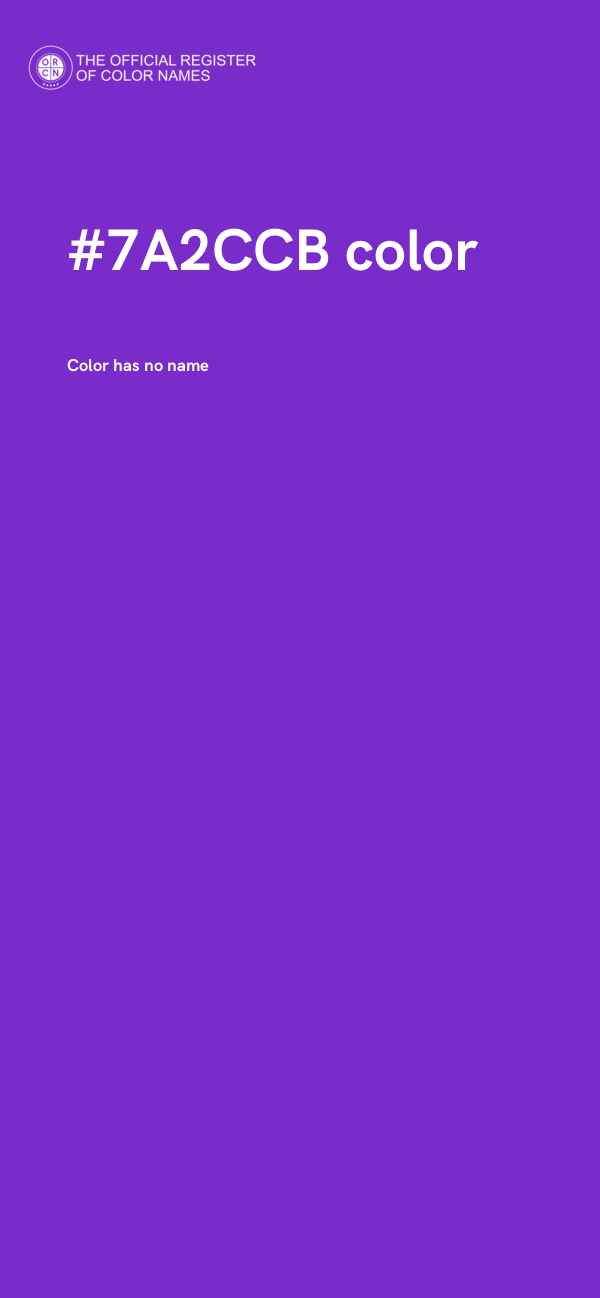 #7A2CCB color image