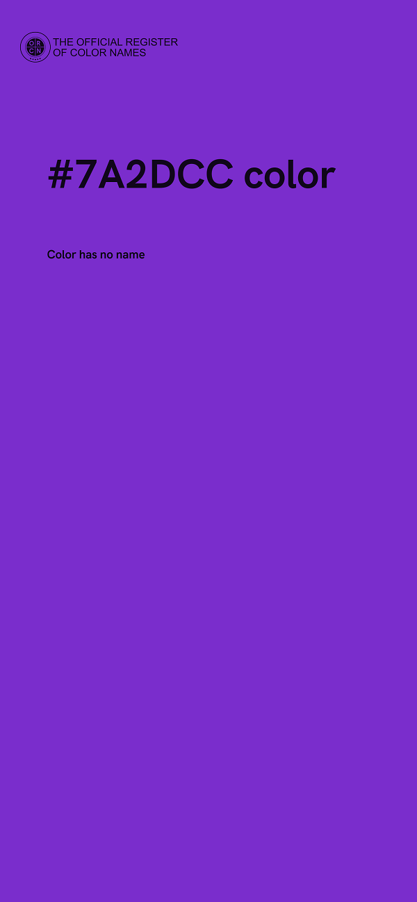 #7A2DCC color image