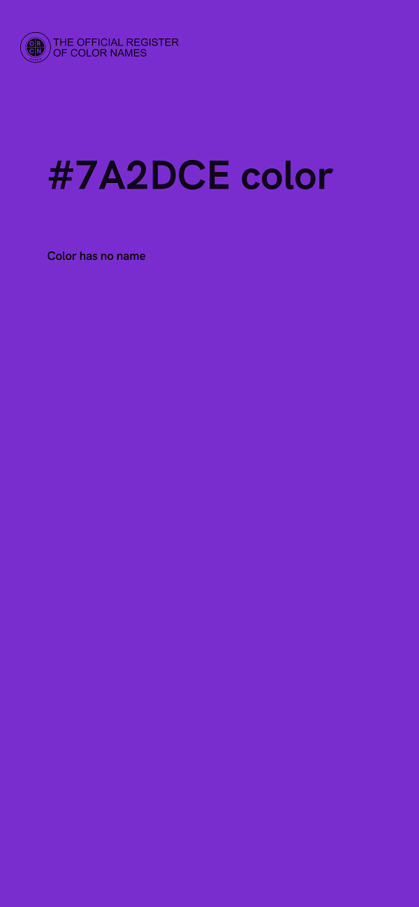 #7A2DCE color image