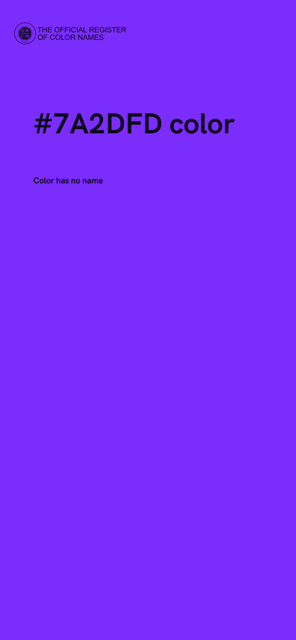 #7A2DFD color image