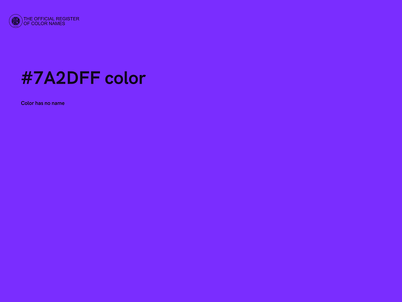 #7A2DFF color image