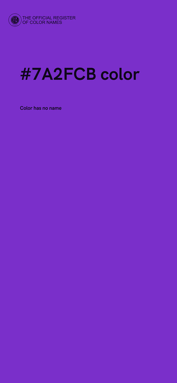 #7A2FCB color image