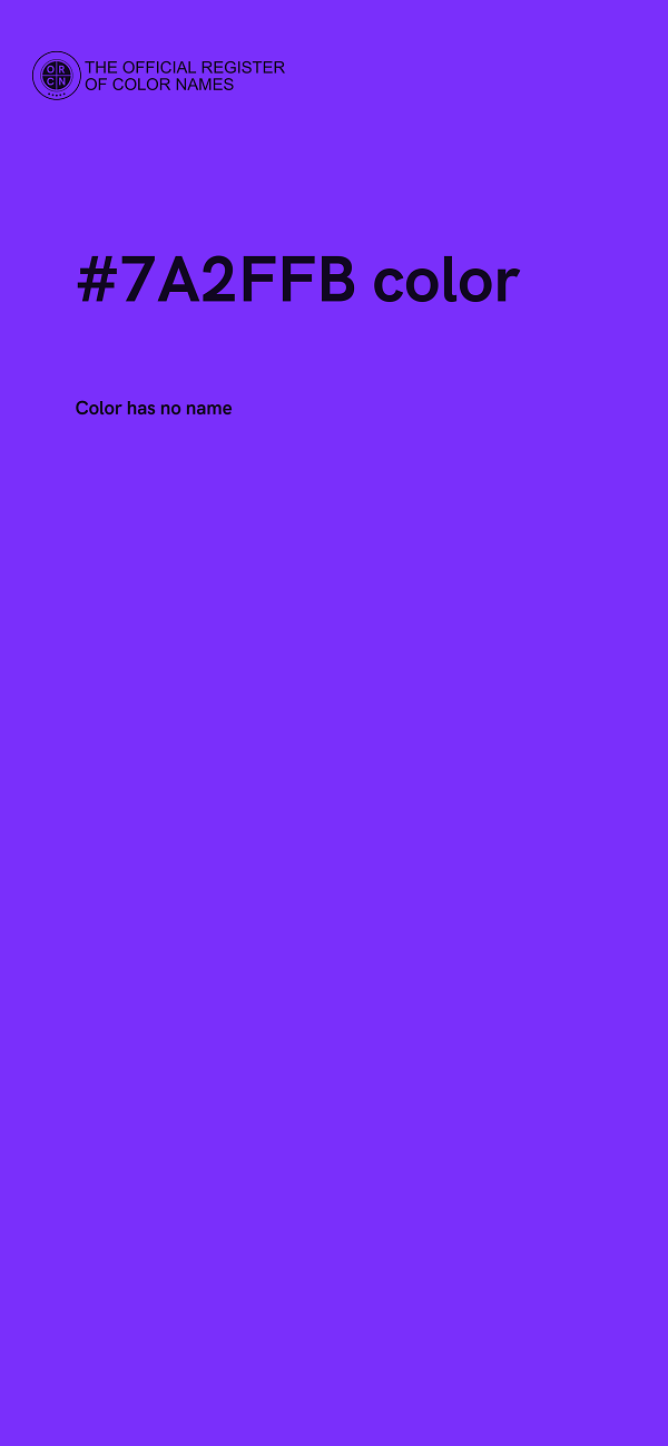 #7A2FFB color image