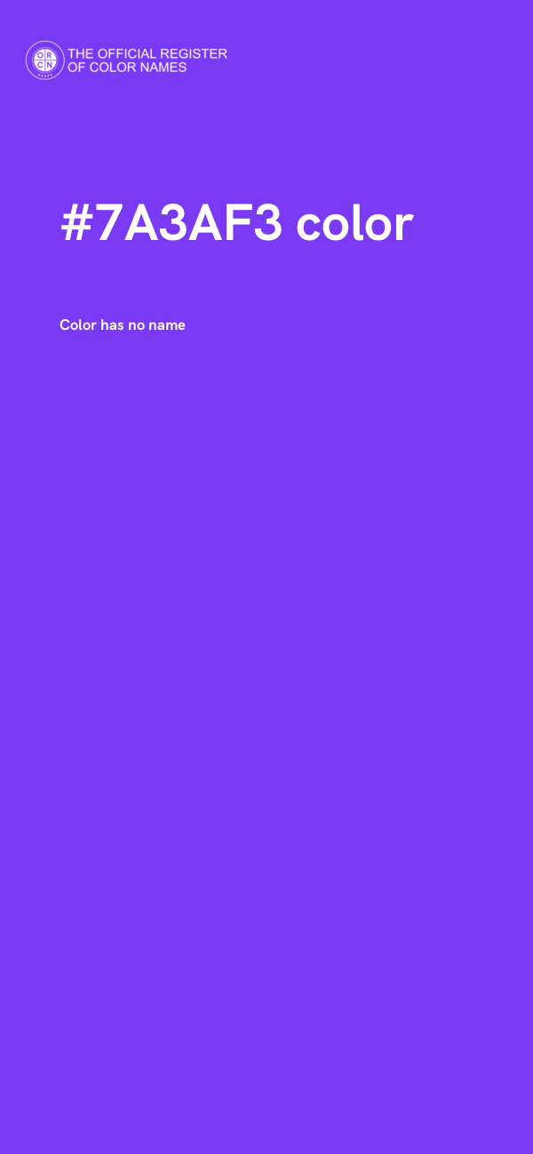 #7A3AF3 color image