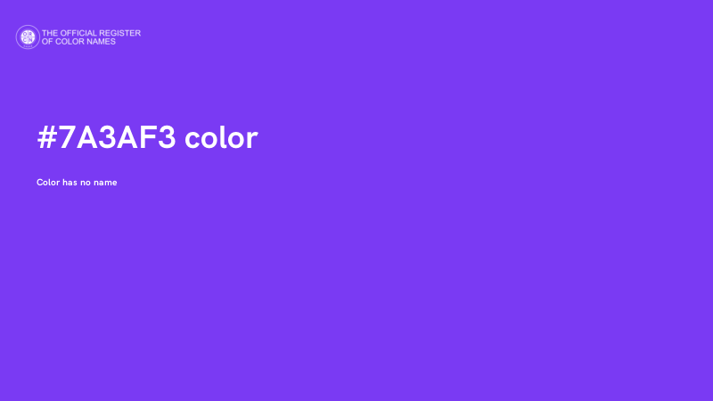 #7A3AF3 color image