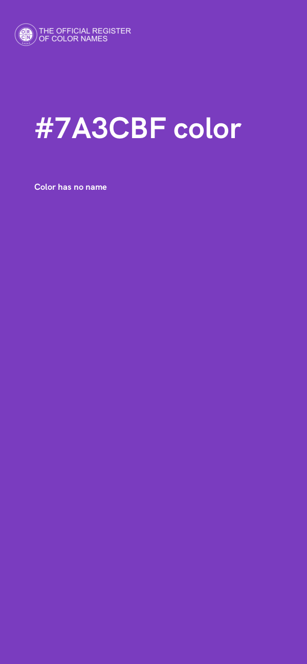 #7A3CBF color image
