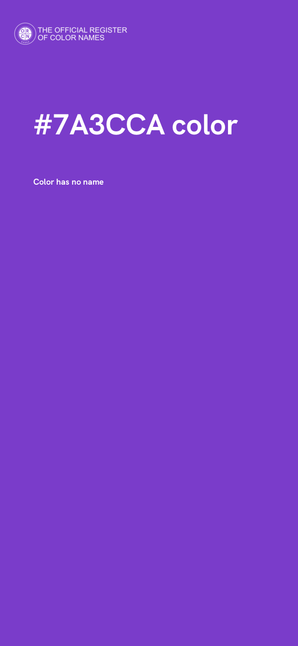 #7A3CCA color image
