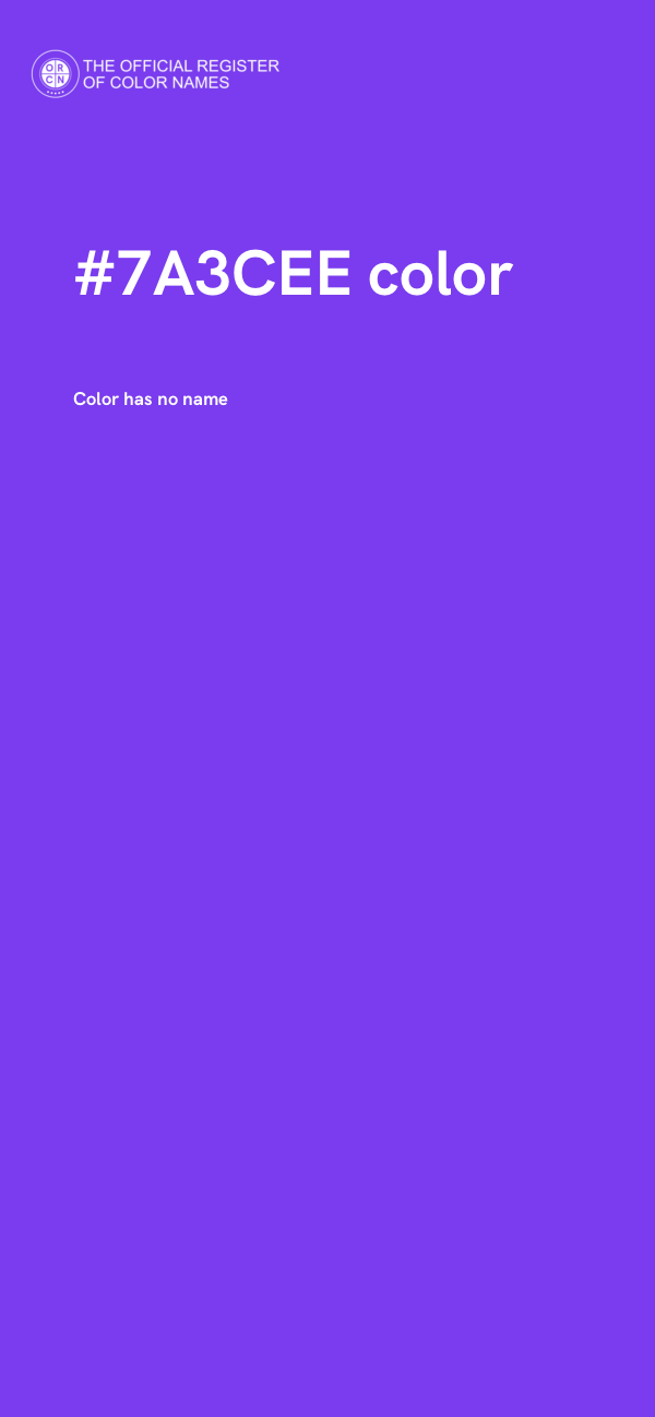 #7A3CEE color image