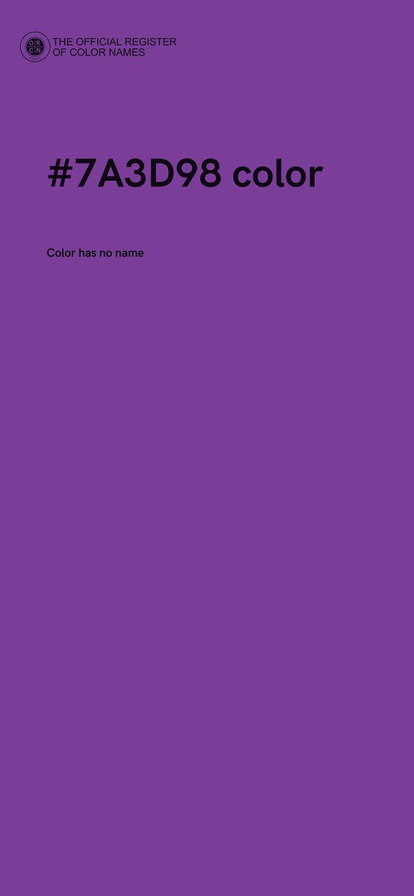 #7A3D98 color image