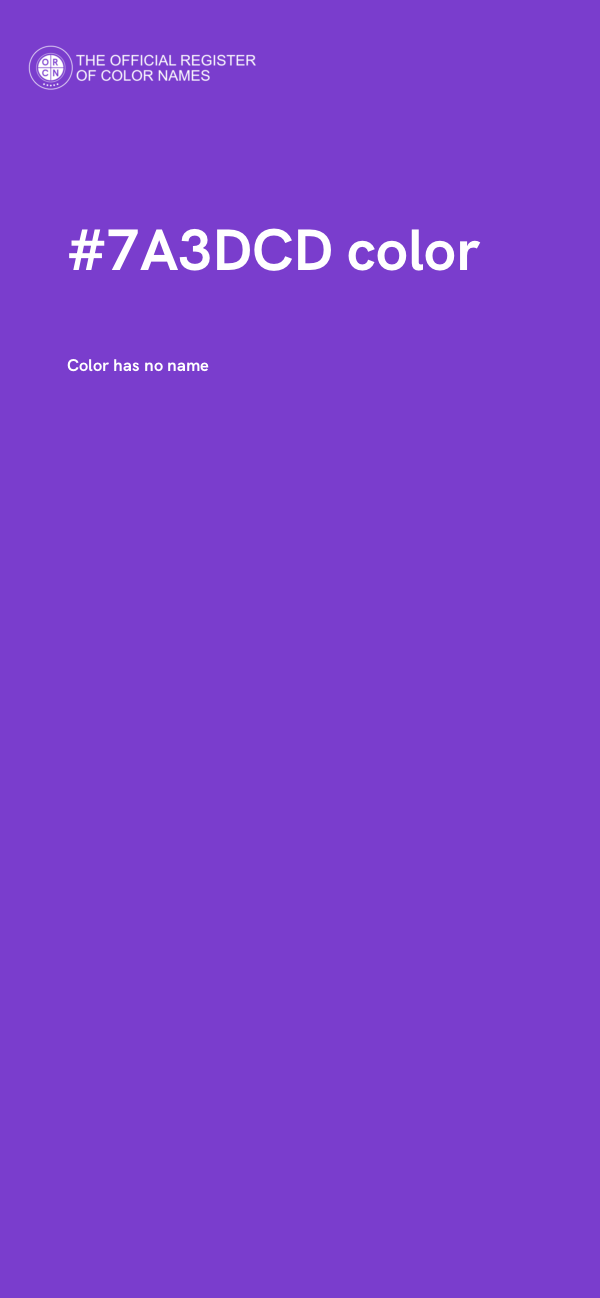 #7A3DCD color image