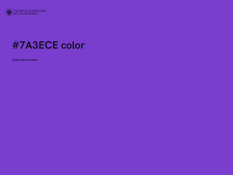 #7A3ECE color image