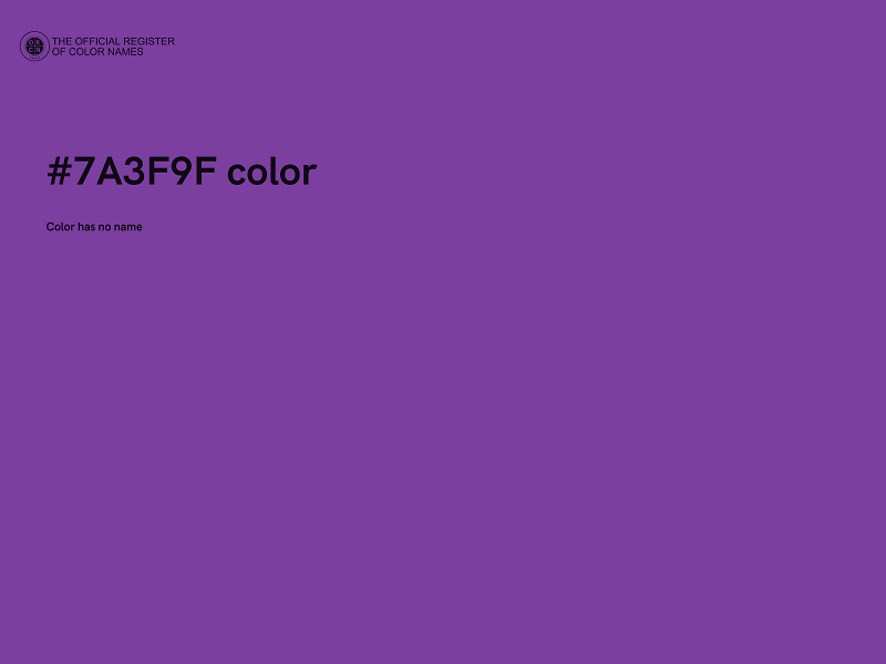 #7A3F9F color image