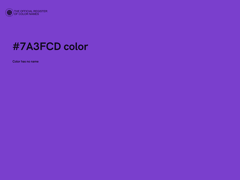 #7A3FCD color image