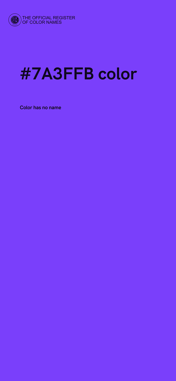 #7A3FFB color image