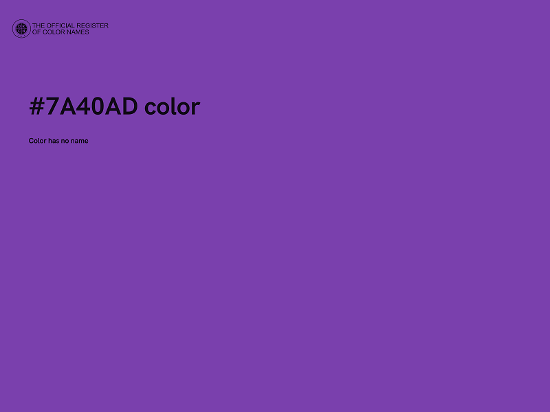 #7A40AD color image