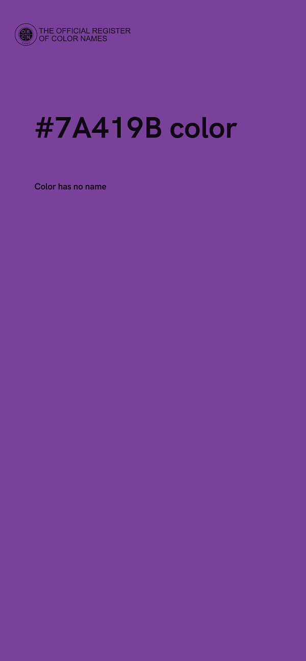 #7A419B color image