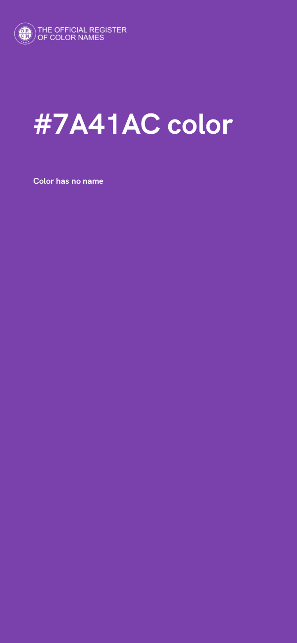 #7A41AC color image